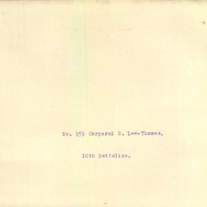 Soldier packet page