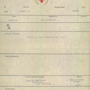 Soldier packet page