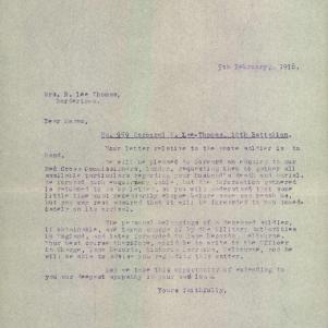 Soldier packet page