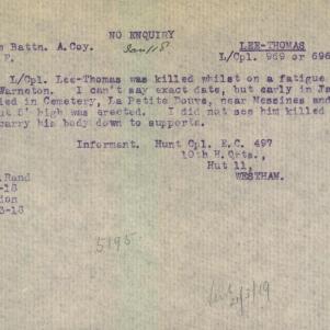Soldier packet page