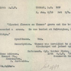 Soldier packet page
