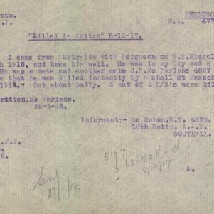 Soldier packet page