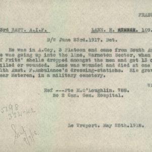 Soldier packet page