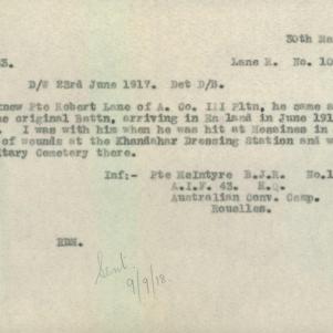 Soldier packet page