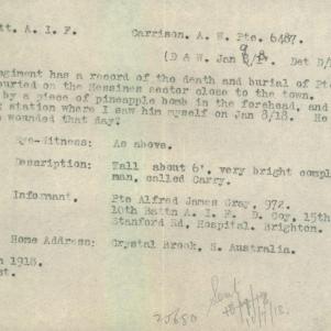 Soldier packet page