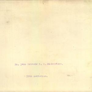 Soldier packet page