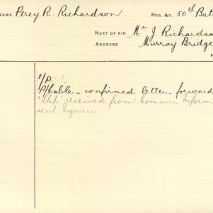 Soldier packet page