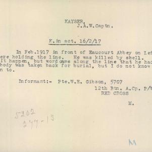 Soldier packet page
