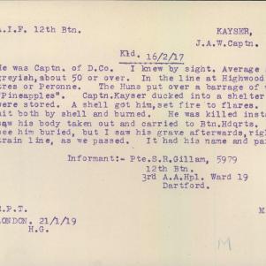 Soldier packet page
