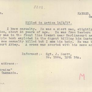 Soldier packet page