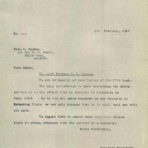 Soldier packet page