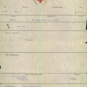 Soldier packet page