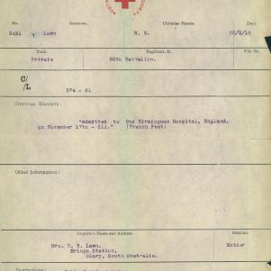 Soldier packet page