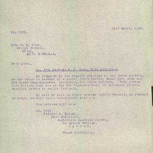 Soldier packet page