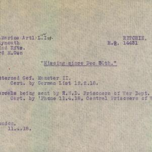 Soldier packet page