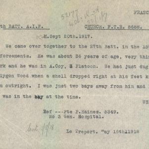 Soldier packet page
