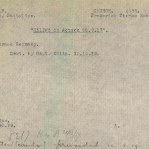 Soldier packet page