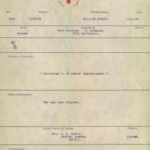 Soldier packet page