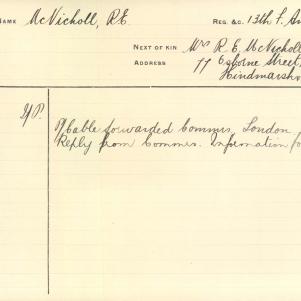 Soldier packet page