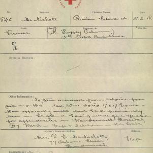 Soldier packet page