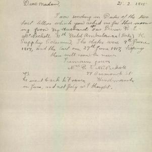 Soldier packet page