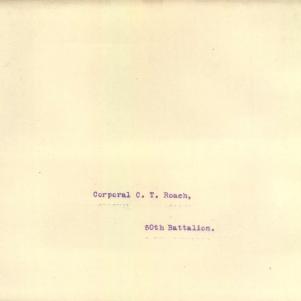 Soldier packet page