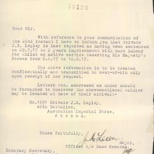 Soldier packet page