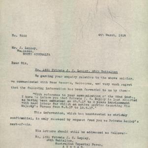 Soldier packet page