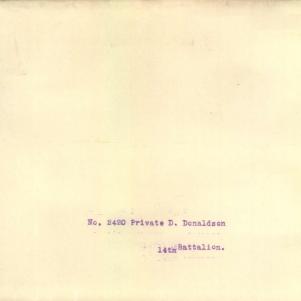 Soldier packet page
