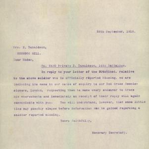 Soldier packet page