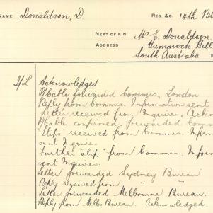 Soldier packet page