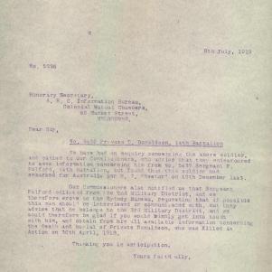 Soldier packet page