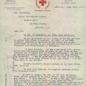Soldier packet page