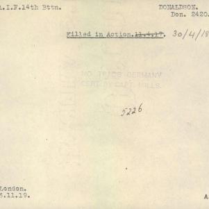 Soldier packet page