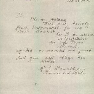 Soldier packet page