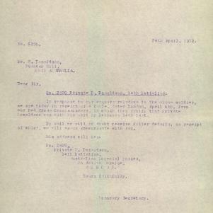 Soldier packet page