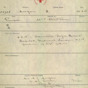 Soldier packet page