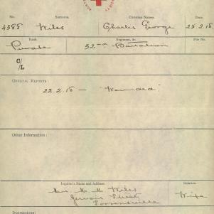 Soldier packet page