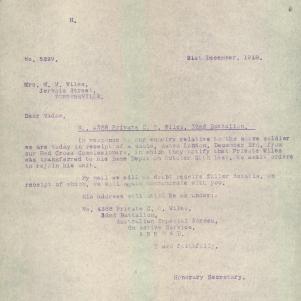 Soldier packet page