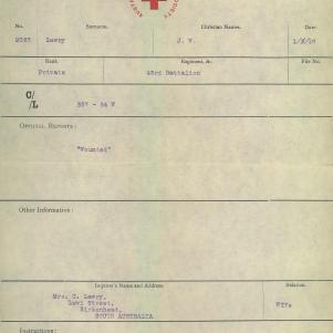 Soldier packet page