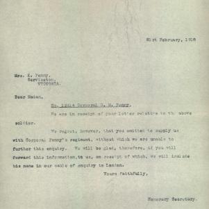 Soldier packet page