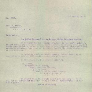 Soldier packet page