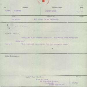 Soldier packet page