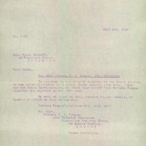 Soldier packet page