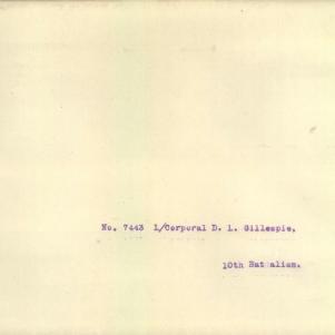 Soldier packet page