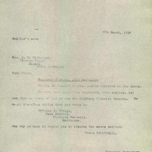 Soldier packet page