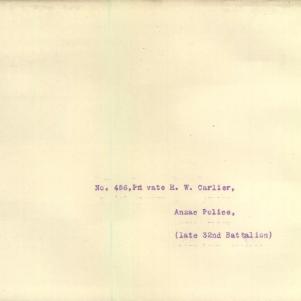 Soldier packet page