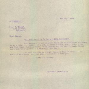 Soldier packet page