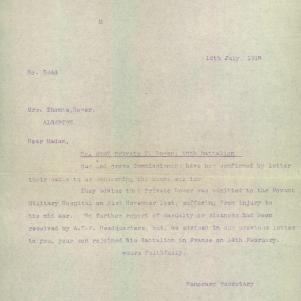 Soldier packet page