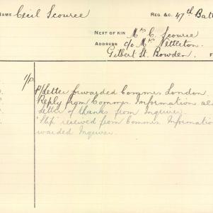 Soldier packet page
